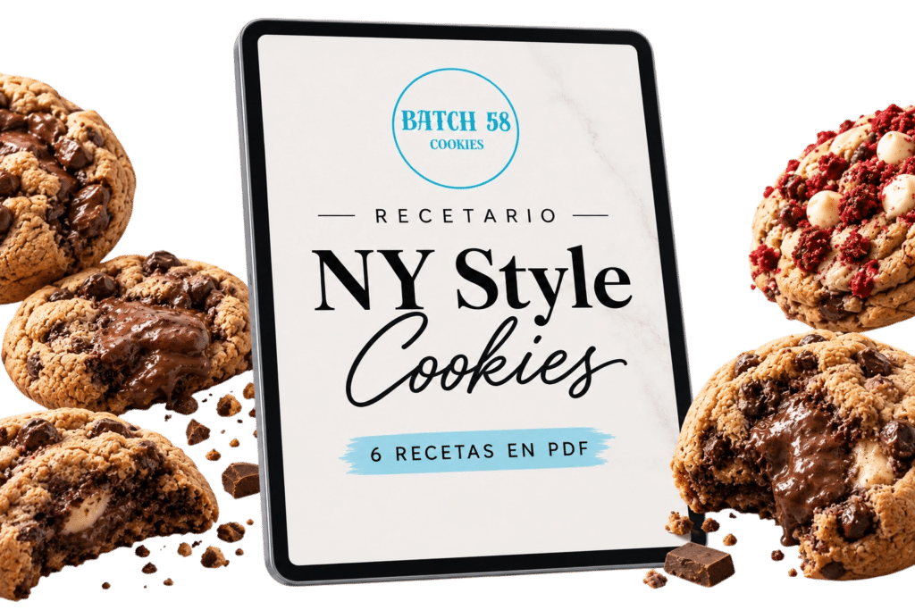Recetario NY Style Cookies | Pack 6 recetas en PDF