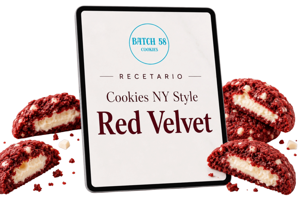 Receta Cookies NY Style Red Velvet | PDF